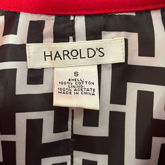 Harold’s Red Belted Mod Length Trench Coat 8 - Picture 6 of 9